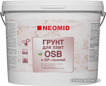 Акриловая грунтовка Neomid для плит OSB 7 кг