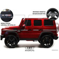 Электромобиль RiverToys Мercedes-Benz AMG G65 4WD (черный глянец)