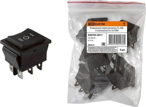 

Выключатель проходной TDM Electric SQ0703-0017 (черный)