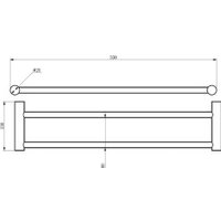 Держатель для полотенца Haiba HB8409-7