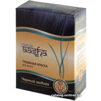 Краска из хны Aasha Herbals Травяная краска черный индиго 60 г