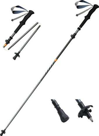 Палки для скандинавской ходьбы Naturehike CNK2450DS012 Carbon-AL Chang feng UL 6975641883692 (серый)