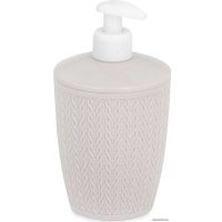 Дозатор для жидкого мыла Альтернатива Вязаное плетение М8049 (бежевый)