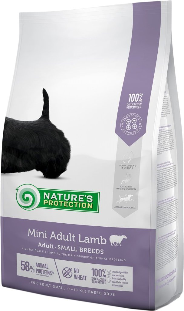 

Сухой корм для собак Nature's Protection Mini Adult Lamb 2 кг