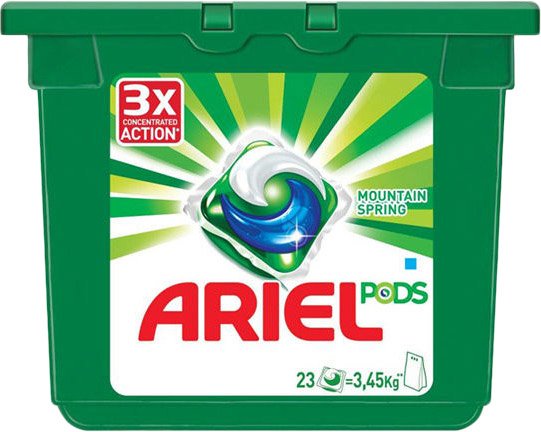 

Капсулы для стирки Ariel Все в 1 Горный родник (23 шт)