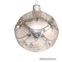 Елочная игрушка Орбитал Шар Д-335 200-065-1 (8см, белый опал)