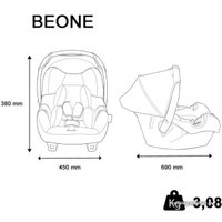Детское автокресло Nania Beone (grafik)