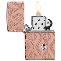 Зажигалка Zippo Armor Geometric Diamond Pattern Design 49702