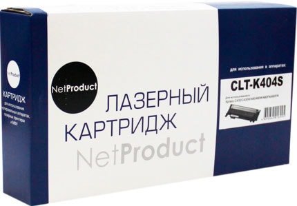 

Картридж NetProduct N-CLT-K404S (аналог Samsung CLT-K404S)