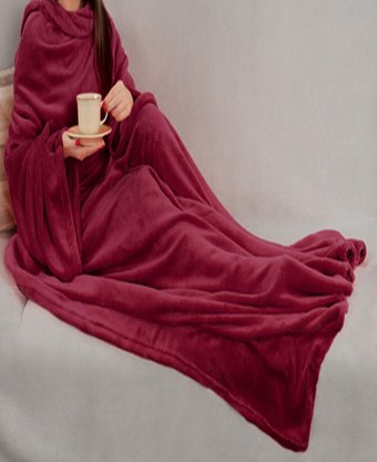 Плед Guten Morgen Флис 150х200см ПК-Р-Бор-150-200 (бордо)