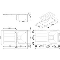 Кухонная мойка Smeg LFB861