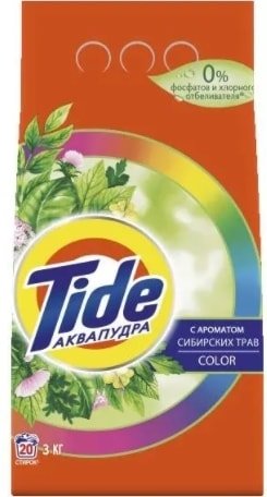 

Стиральный порошок Tide Color с ароматом сибирских трав (3 кг)