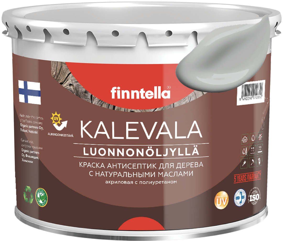 

Краска Finntella Kalevala Seitti F-13-1-3-FL061 2.7 л (серый)