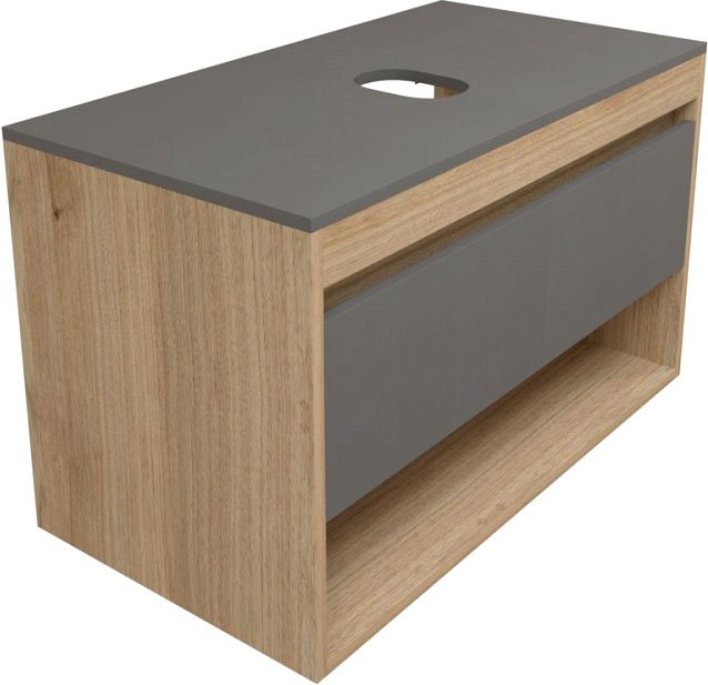 

Teymi Тумба под умывальник Ritta 85 T60532 (дуб эврика/графит матовый)