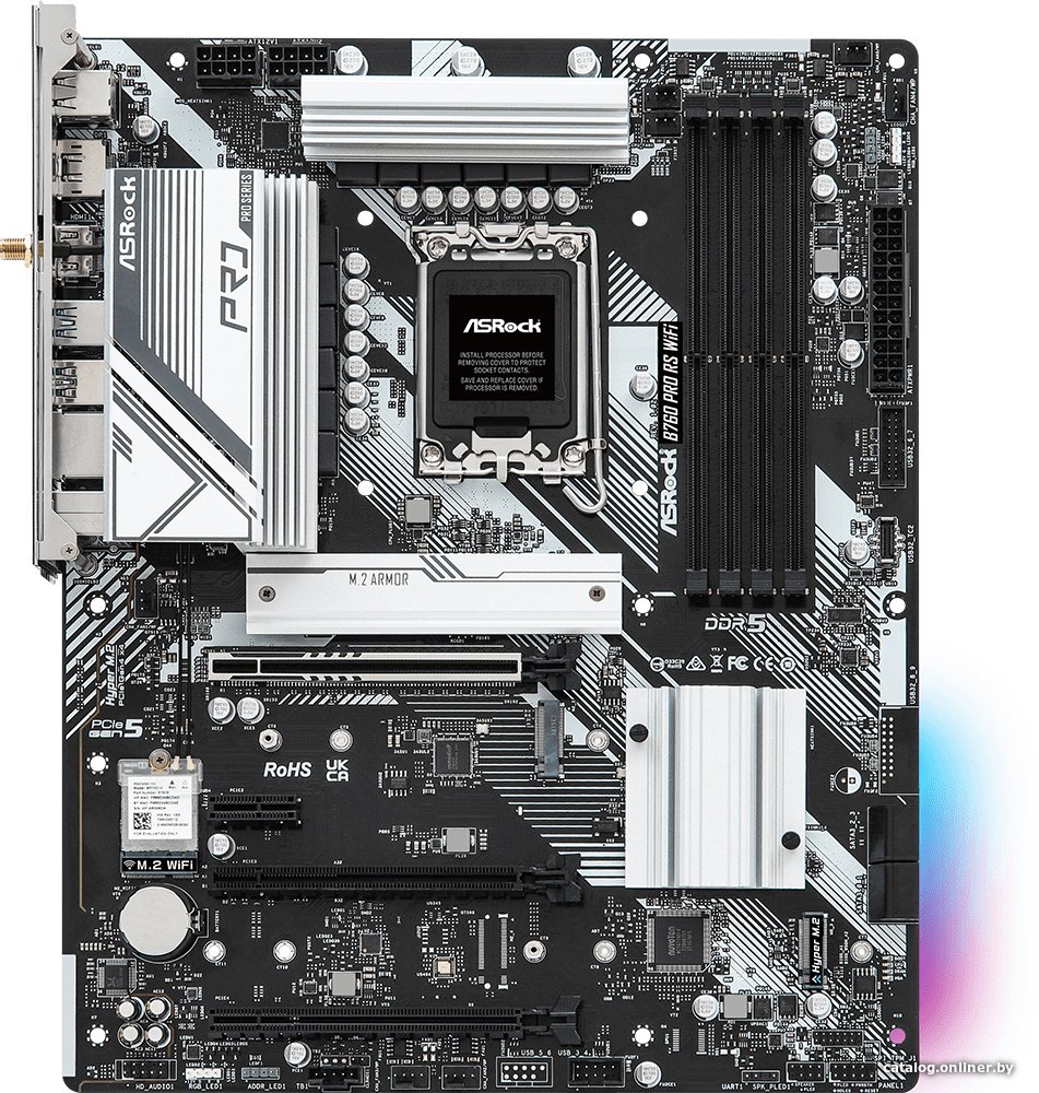 Материнская плата ASRock B760 PRO RS WiFi