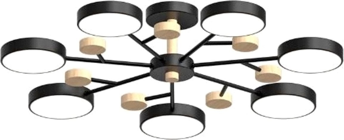Припотолочная люстра LED4U L3205-800 BK