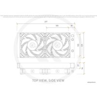 Система жидкостного охлаждения для процессора EKWB EK-Nucleus AIO CR240 Dark в Лиде