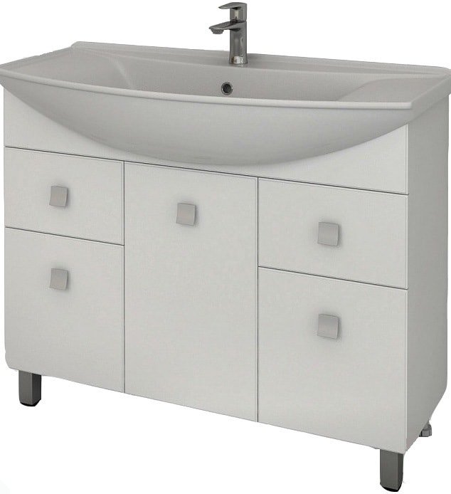 

Tivoli Тумба Домино 1050 460271 под умывальник Стиль 1050 (белый)