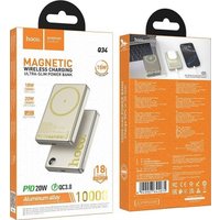 Внешний аккумулятор Hoco Q34 10000mAh (титановое золото) в Борисове