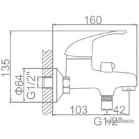 Смеситель Ledeme H29 L3029-B