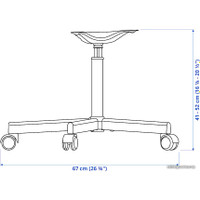 Каркас стула Ikea Блискэр 304.691.71 (белый)