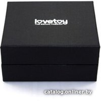 Анальная пробка Lovetoy Silver Clear Rosebud L RO-SLPink