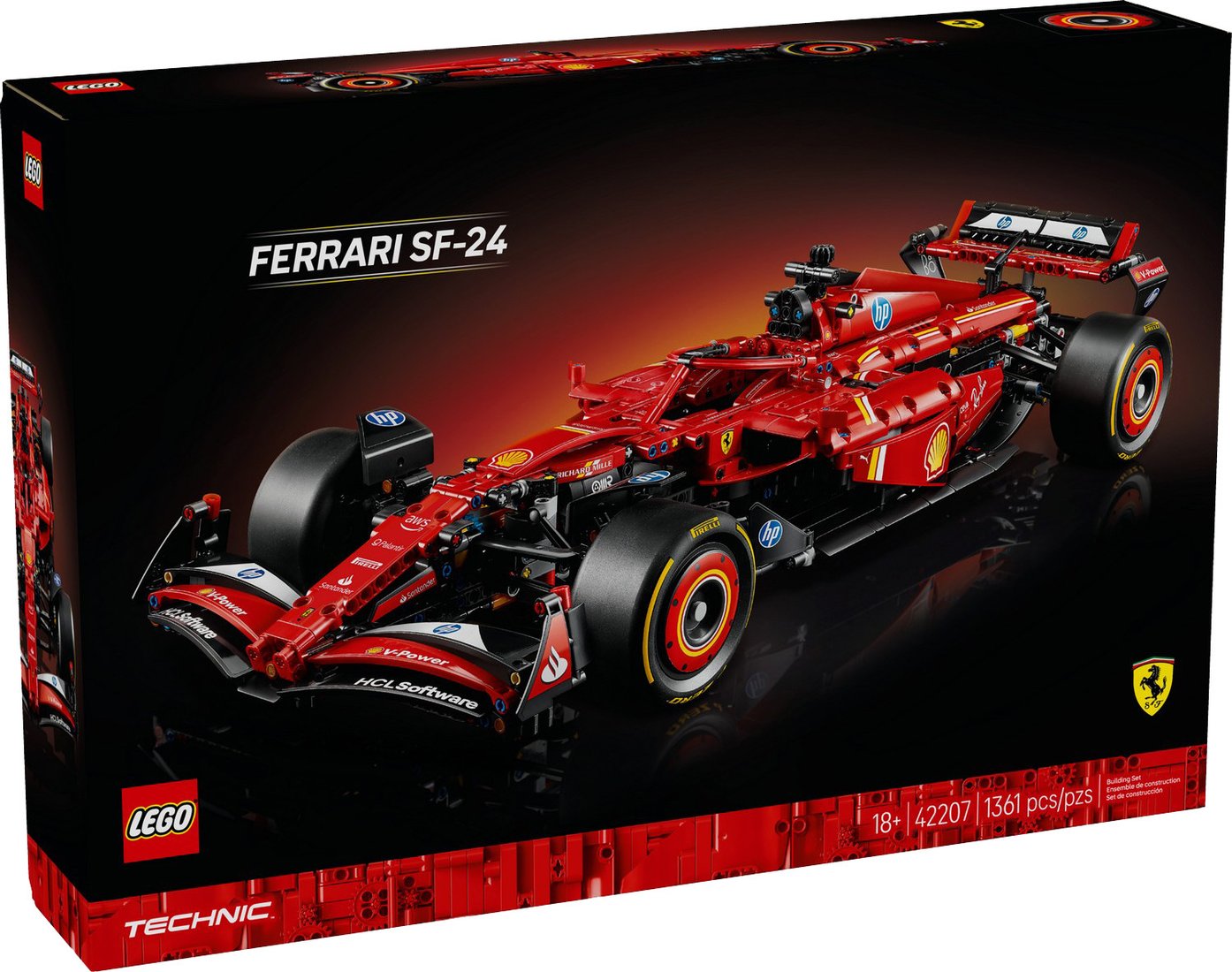 Конструктор LEGO Technic 42207 Гоночная машина Ferrari SF-24