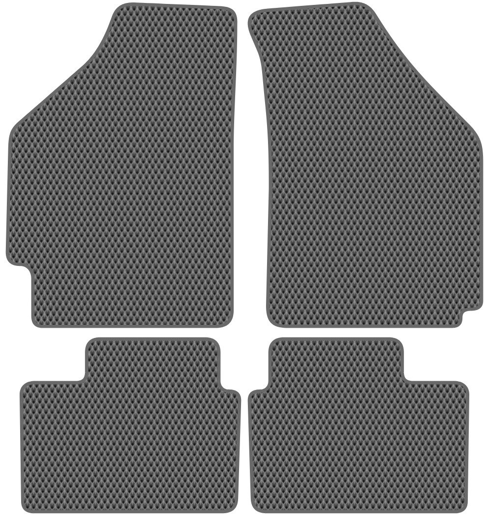 

Комплект ковриков для авто Alicosta Chery Sweet QQ (хэтчбек 5 дв / S11) 2005 - 2009 (серый, ромб)