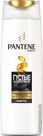 Шампунь Pantene Густые и крепкие для тонких и ослабленных волос 400 мл