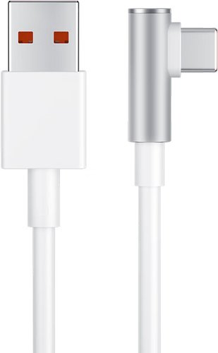Кабель Xiaomi 6A L-Shaped USB Type-C Data Cable BHR6324CN (1.5 м, белый)