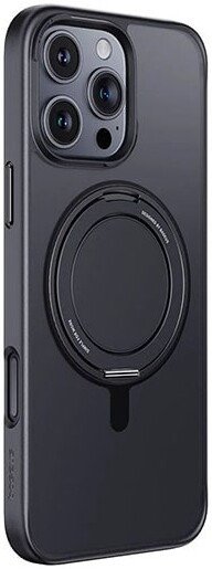 

Чехол для телефона Baseus SkyRing Series Magnetic with Ring Stand для iPhone 16 Pro (черный)