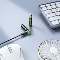 Аккумулятор Hoco JA4 AAA 1200mWh/1.5V + кабель USB Type-C (2 шт)