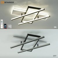 Припотолочная люстра Estares Palla 110W 3S-APP-500x460x80-BLACK/WHITE/CLEAR-220-IP20