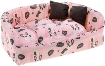 

Лежак Ferplast Woof 65 82940699 (бульдог на розовом)