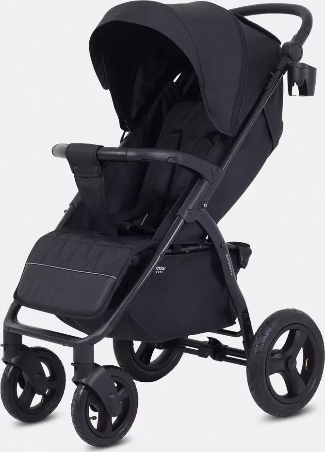Коляска прогулочная «книга» MOWbaby Stormy MB106 (black)