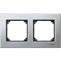 Рамка Schneider Electric Merten System M MTN403260 (платина/серебро)
