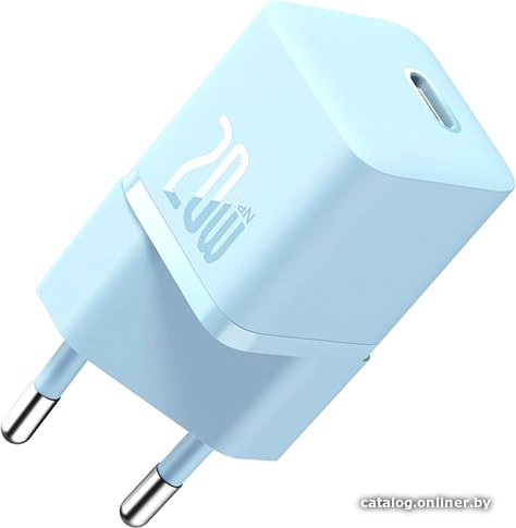 Сетевое зарядное Baseus GaN5 Fast Charger Mini 1C 20W CCGN050103 (голубой)