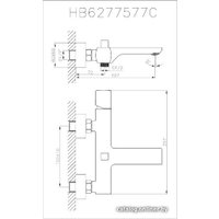 Смеситель Haiba HB60577 (хром)