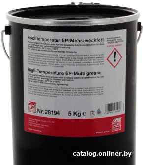 Febi bilstein Смазка техническая Mer W220 28194 (5кг, зеленый)