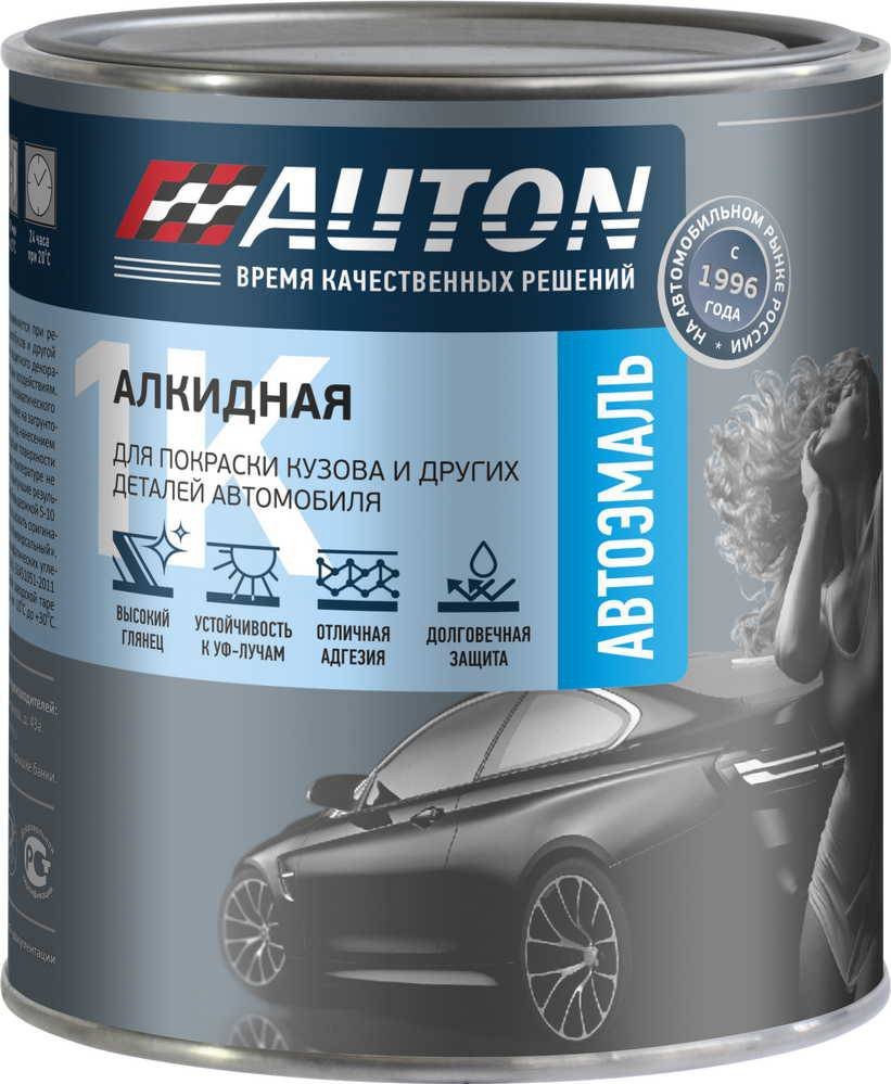 Автомобильная краска Auton алкидная - 202 (V) Белая - банка. 800 мл