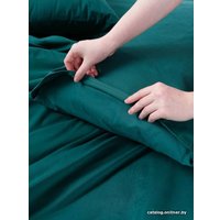 1.5-спальный комплект постельного белья GoodNight Сатин Делюкс 1.5 385244 (изумруд)