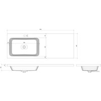 Умывальник Madera Kamilla 130 L