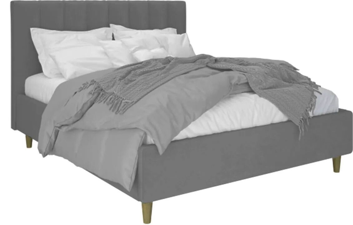 

Кровать Боринское Мебель Венеция с ПМ 160х200 Civilia 25 (серый)