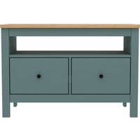 Тумба Mio Tesoro Сага 2 ящика 2.08.03.080.16 (темно-бирюзовый/ясень)