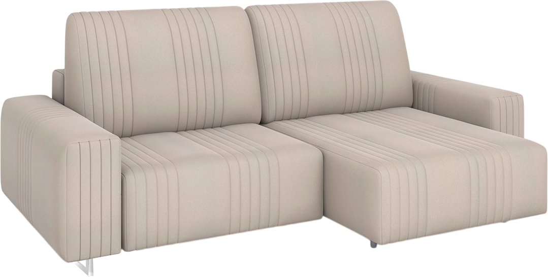 

Угловой диван Rivalli Уолтер ШП 1000 + оттоманка (Angora N Beige/полиалюминий)