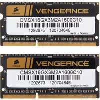 Оперативная память Corsair Vengeance 2x8GB DDR3 SO-DIMM PC3-12800 KIT (CMSX16GX3M2A1600C10)