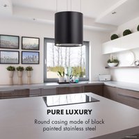 Кухонная вытяжка Klarstein Barett island (черный)