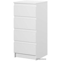 Комод НК-Мебель Stern Т-2 4 ящика (белый)