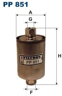 Топливный фильтр Filtron PP851