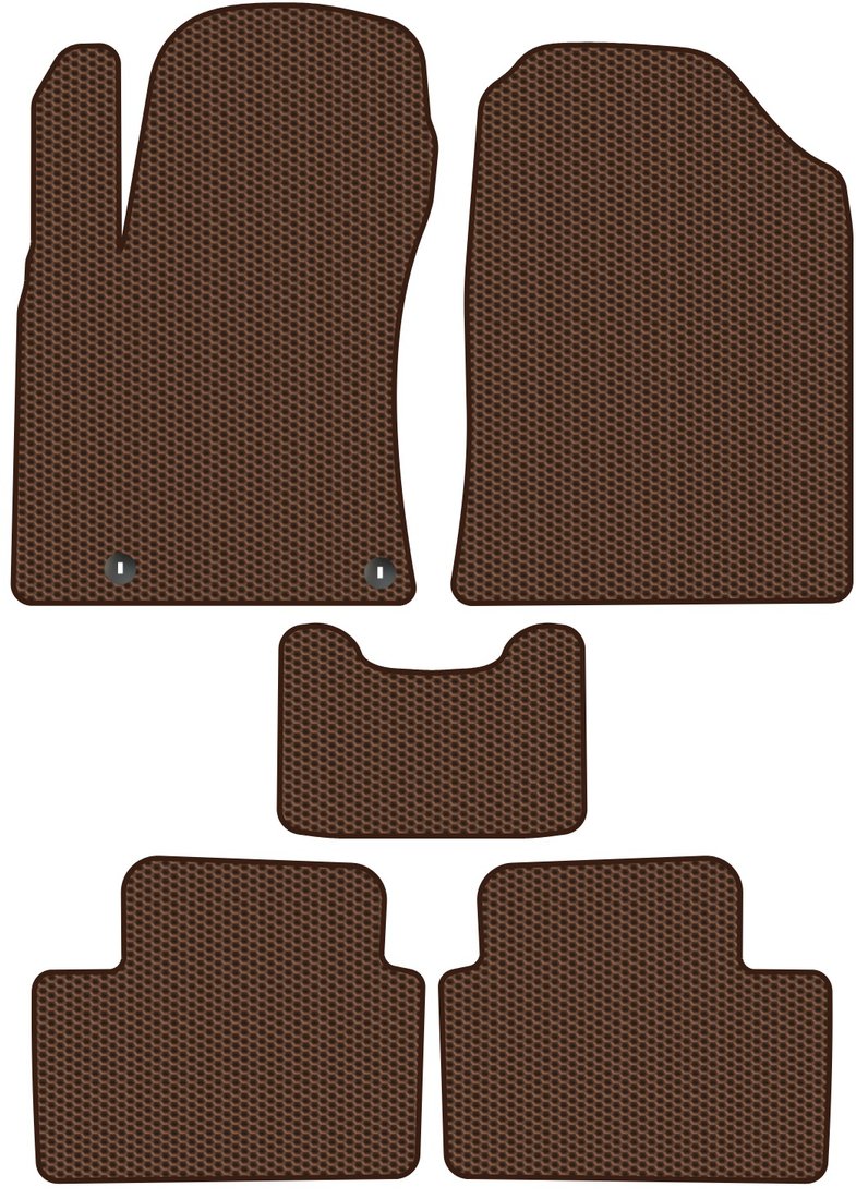 

Комплект ковриков для авто Alicosta Kia Ceed III (универсал, хэтчбек 5 дв / CD) 2019 - 2021 (коричневый, сота)